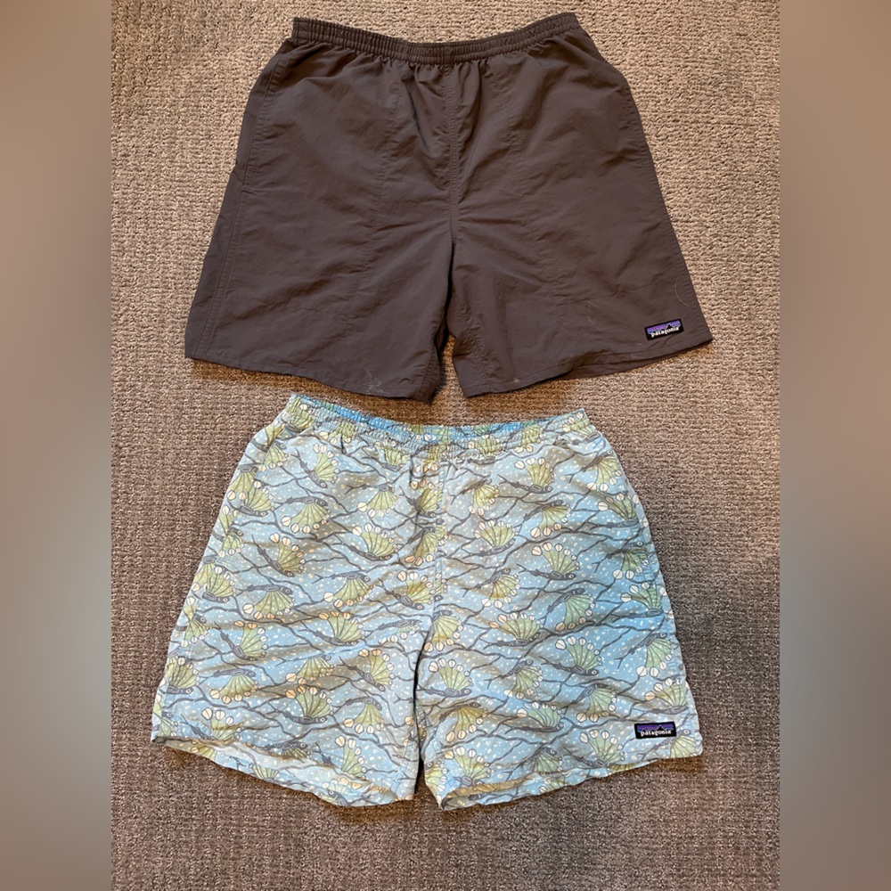 Patagonia Mens Baggies - 7” Inseam - Size M. Lot of 2